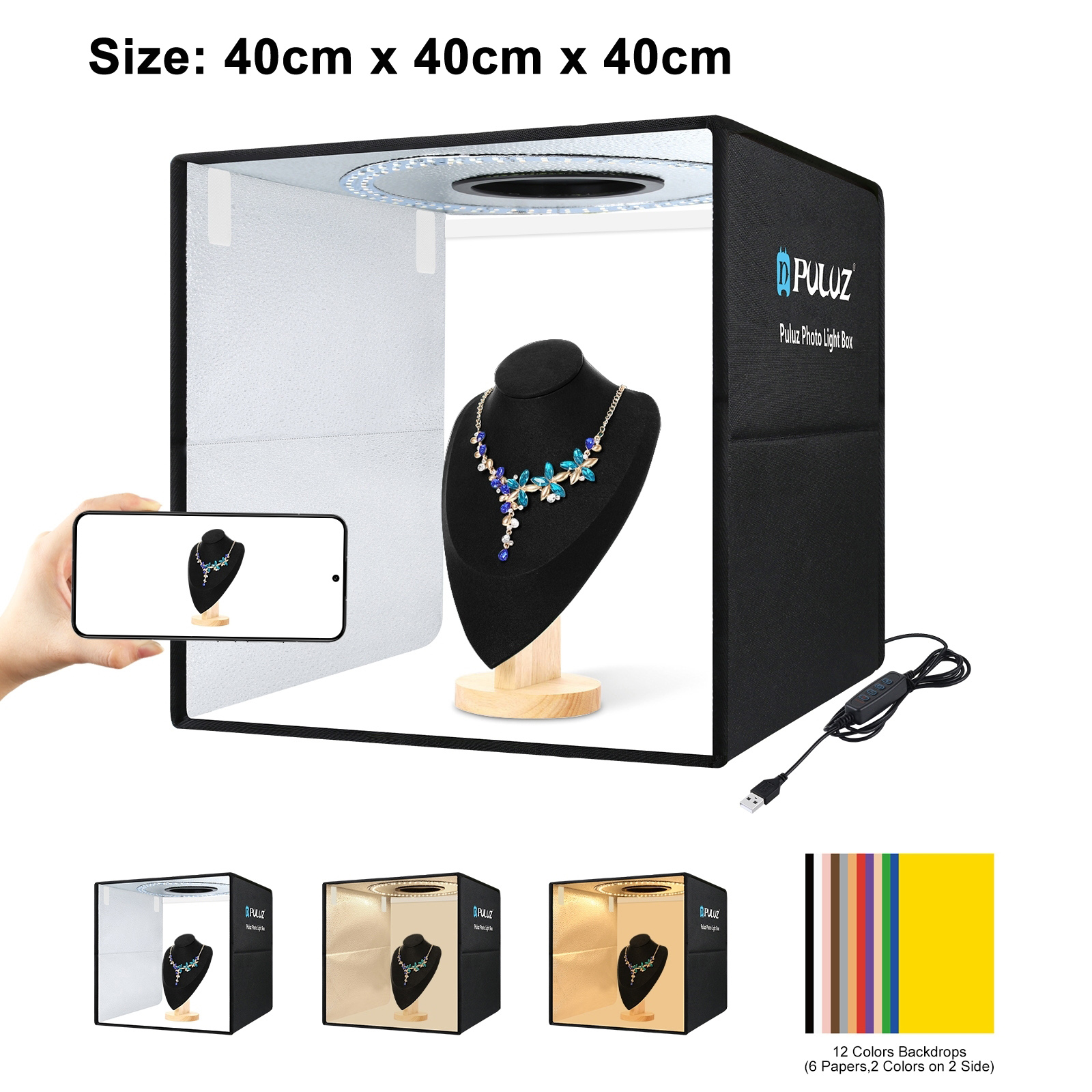 PULUZ 40cm Folding Portable Ri – Photography Desk recenzja i cena