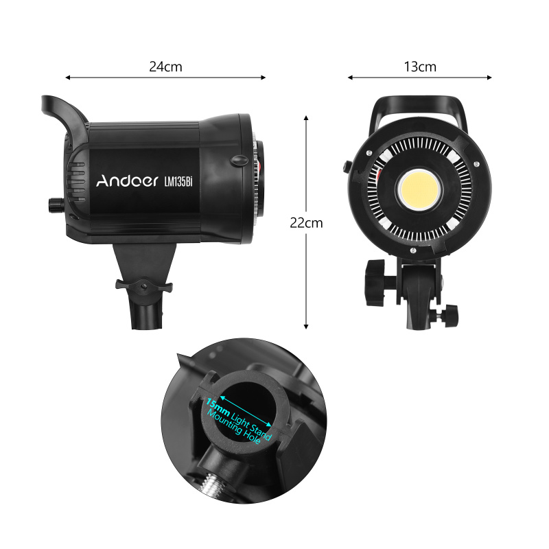 Andoer LM135Bi Portable LED Ph – Strobe Light Studio recenzja i cena