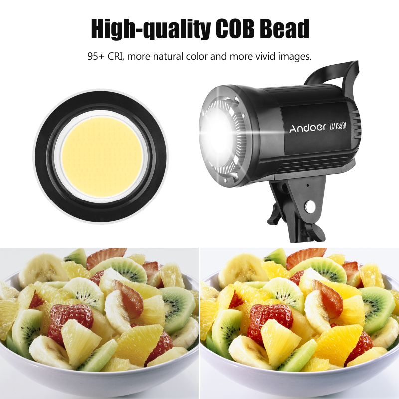 Andoer LM135Bi Portable LED Ph – Strobe Light Studio recenzja i cena
