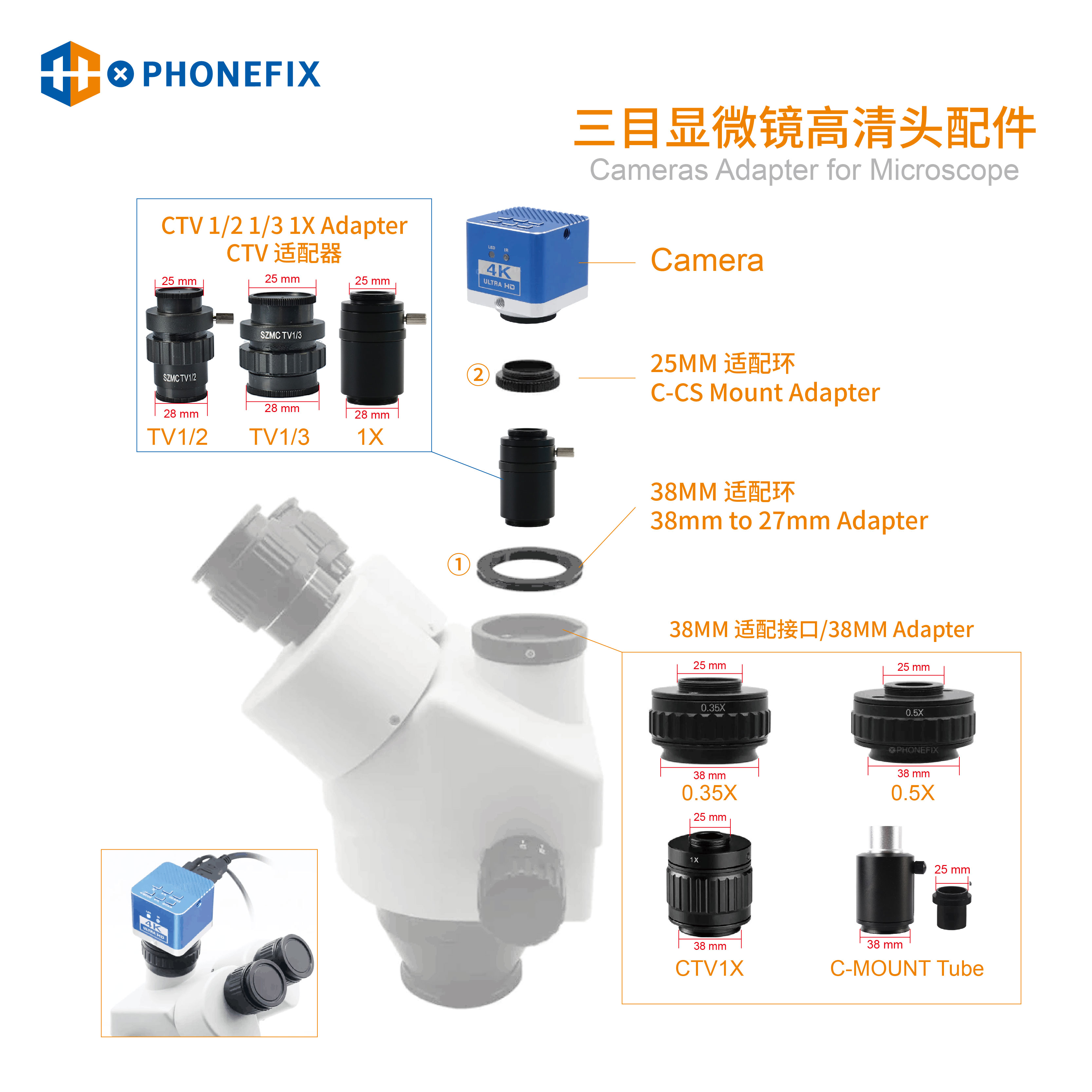 CTV 0.35X/0.5X/1X Focus Adjust – Photography Simulator recenzja i cena