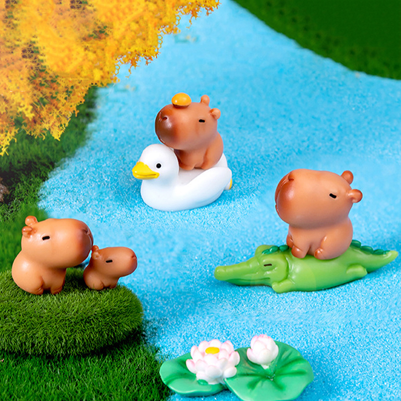 10pcs Miniature Capybara Figur – Photography Desk recenzja i cena