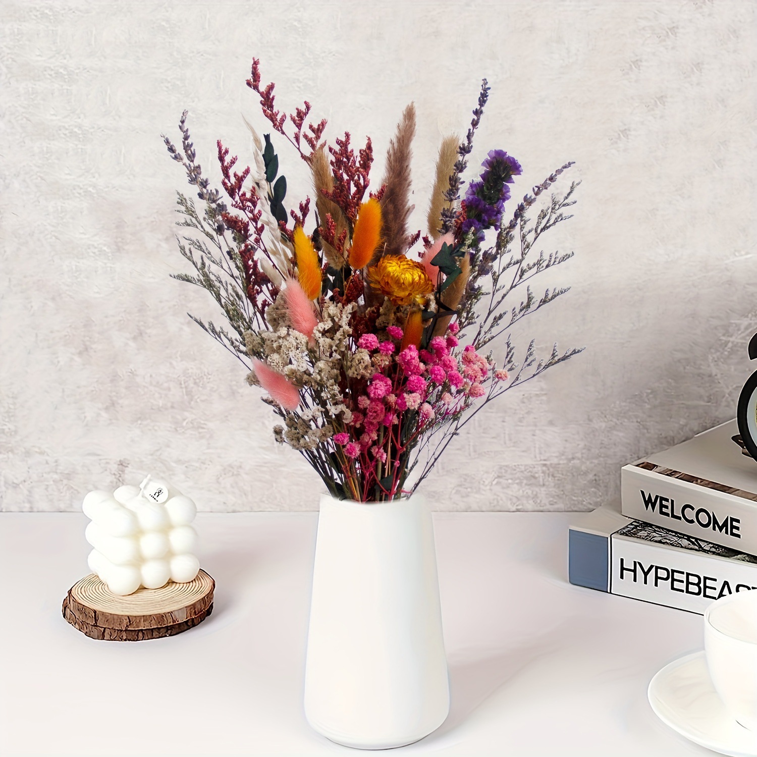 INS Style Dried Baby's Breath  – Photography Desk recenzja i cena