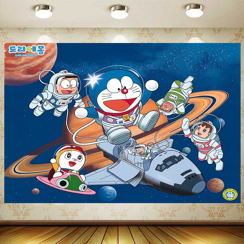 Doraemon Background Boy Birthd – Photography Background recenzja i cena