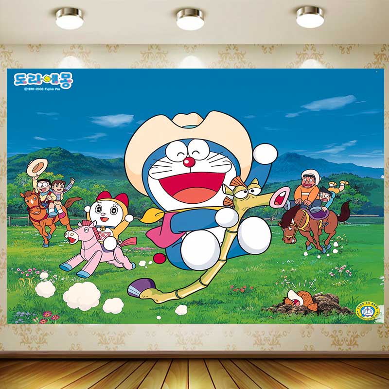 Doraemon Background Boy Birthd – Photography Background recenzja i cena