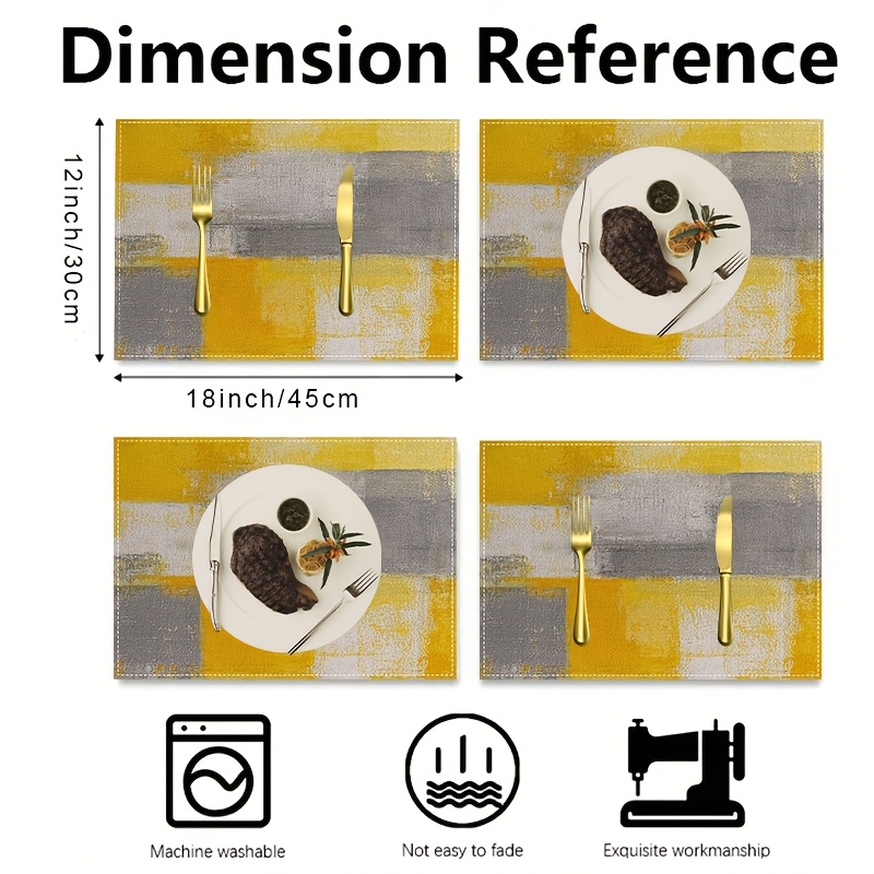 VIKAMA Yellow Gray Abstract Oi – Photography Desk recenzja i cena