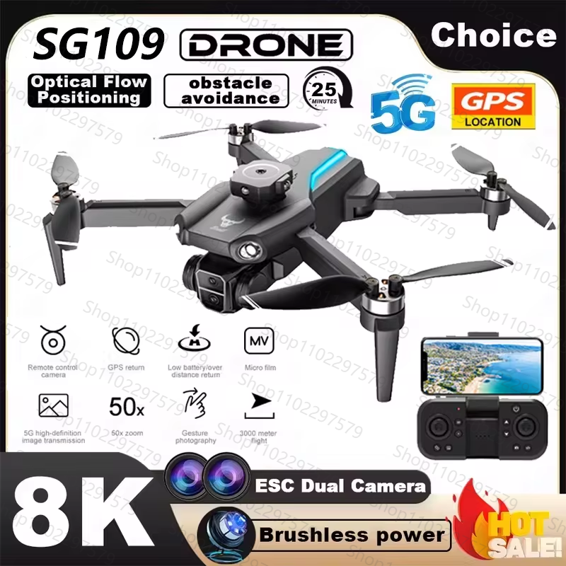New SG109 Drone 8K Professiona – Photography High Key recenzja i cena