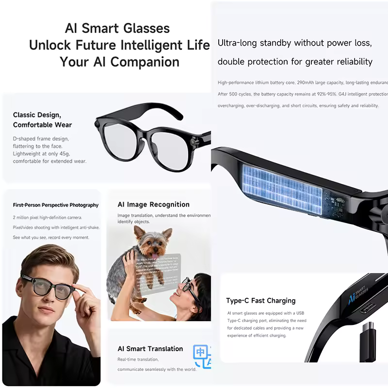 M89-S AI smart glasses equippe – Photography Equipment recenzja i cena