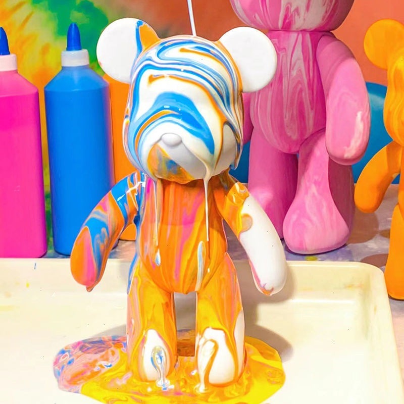 23cm DIY Paint Fluid Bear Figu – Photography Desk recenzja i cena