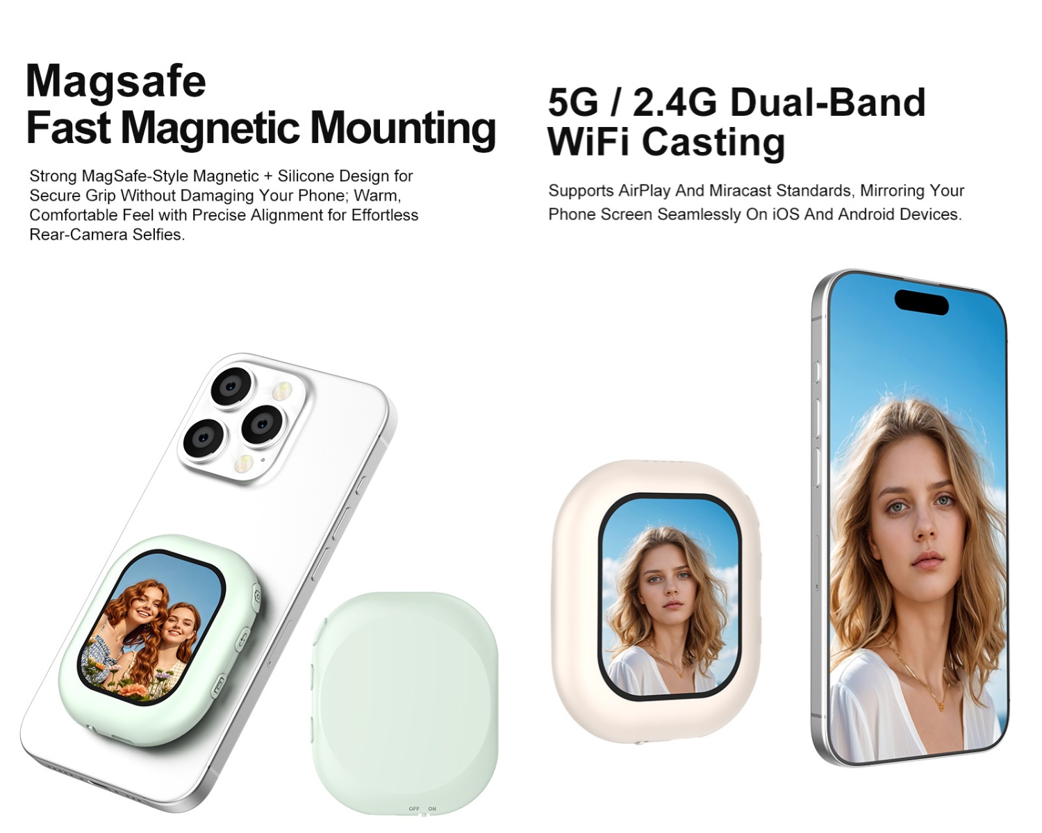 Wireless Mini Magnetic Selfie  – Photography Equipment recenzja i cena
